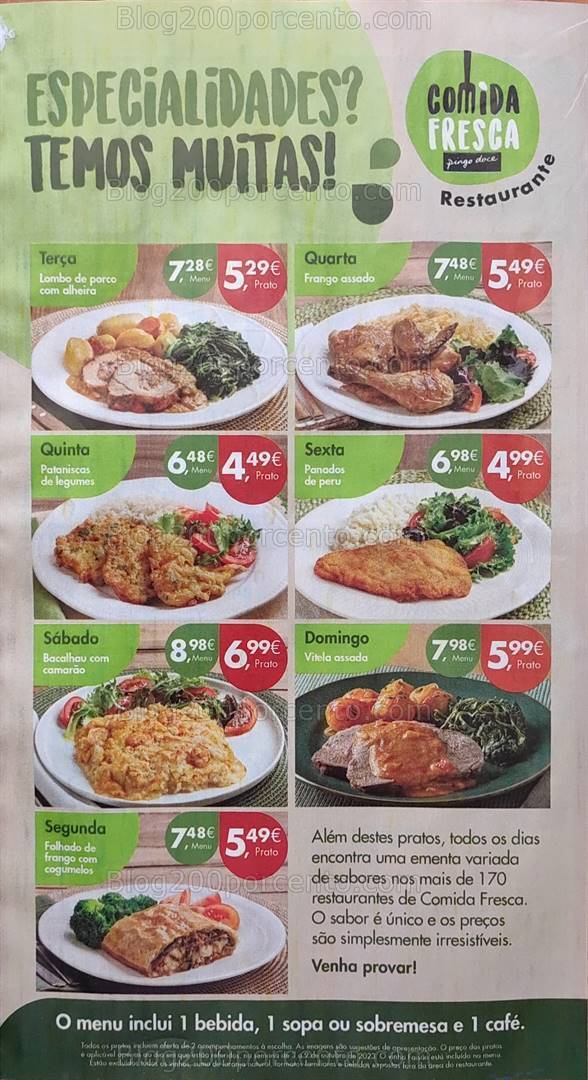Antevisão Folheto PINGO DOCE Promoções de 3 a 9 outubro