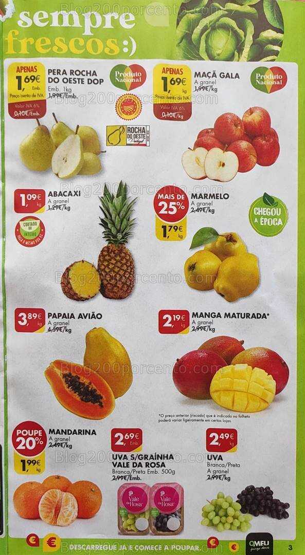 Antevisão Folheto PINGO DOCE Promoções de 3 a 9 outubro
