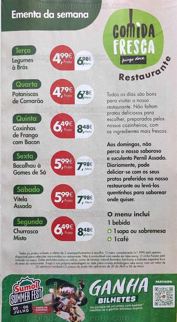 Antevisão Folheto PINGO DOCE Super Promoções de 30 abril a 6 maio