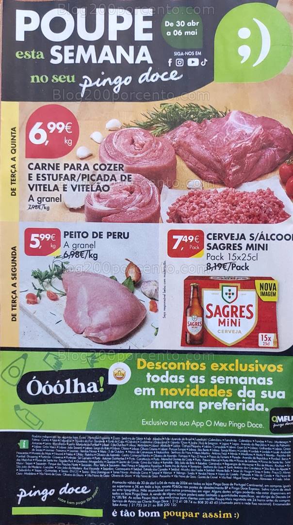 Antevisão Folheto PINGO DOCE Super Promoções de 30 abril a 6 maio