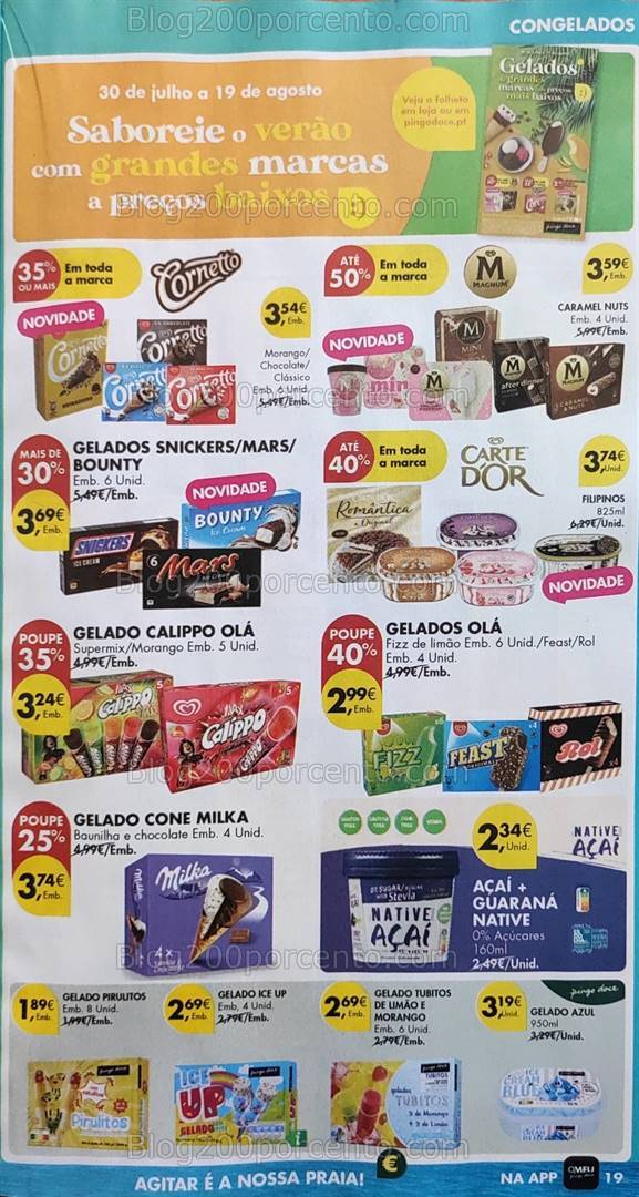 Antevisão Folheto PINGO DOCE Lojas Médias Promoções de 1 a 7 agosto