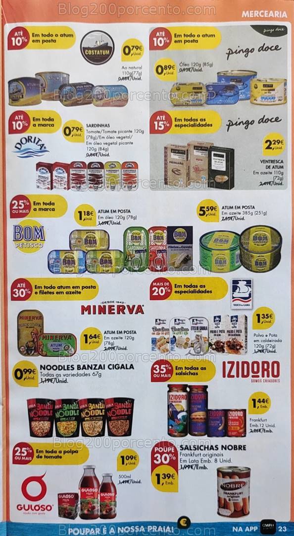 Antevisão Folheto PINGO DOCE Lojas Médias Promoções de 1 a 7 agosto