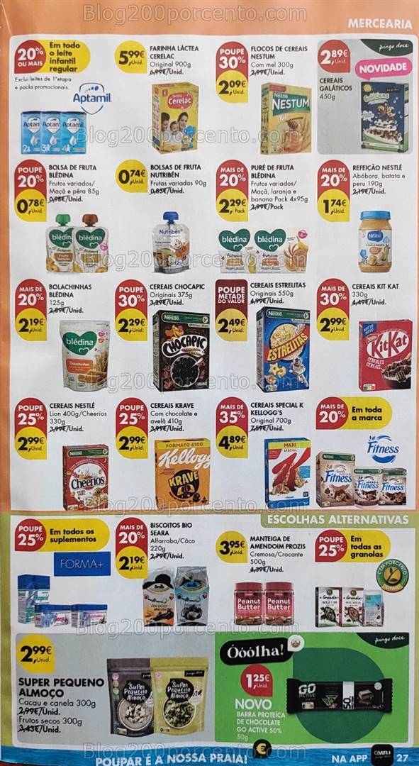 Antevisão Folheto PINGO DOCE Lojas Médias Promoções de 1 a 7 agosto