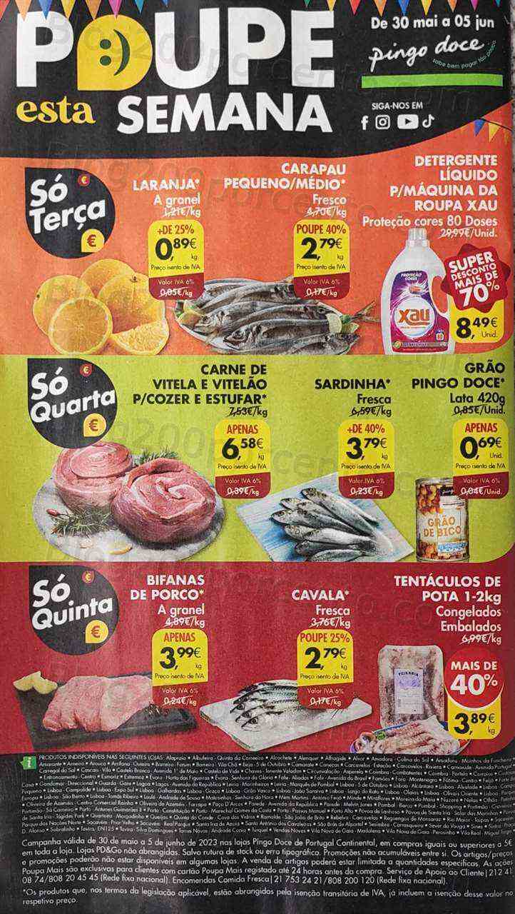 Antevisão Folheto PINGO DOCE Promoções de 30 maio a 5 junho