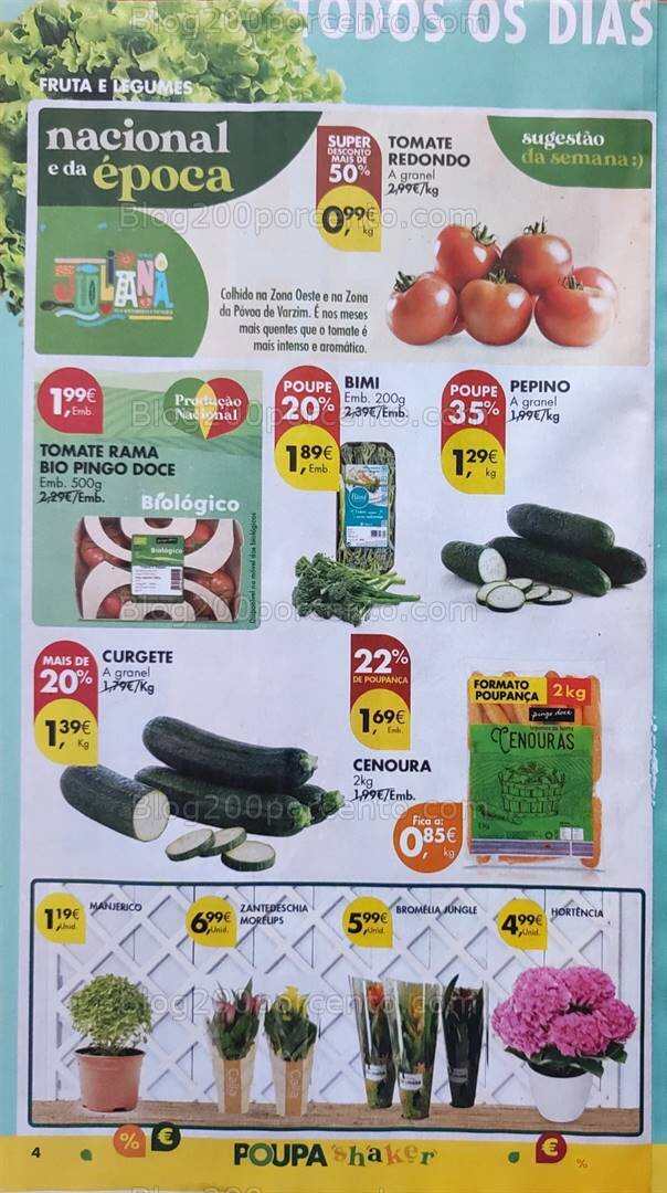 Antevisão Folheto PINGO DOCE Promoções de 4 a 10 junho