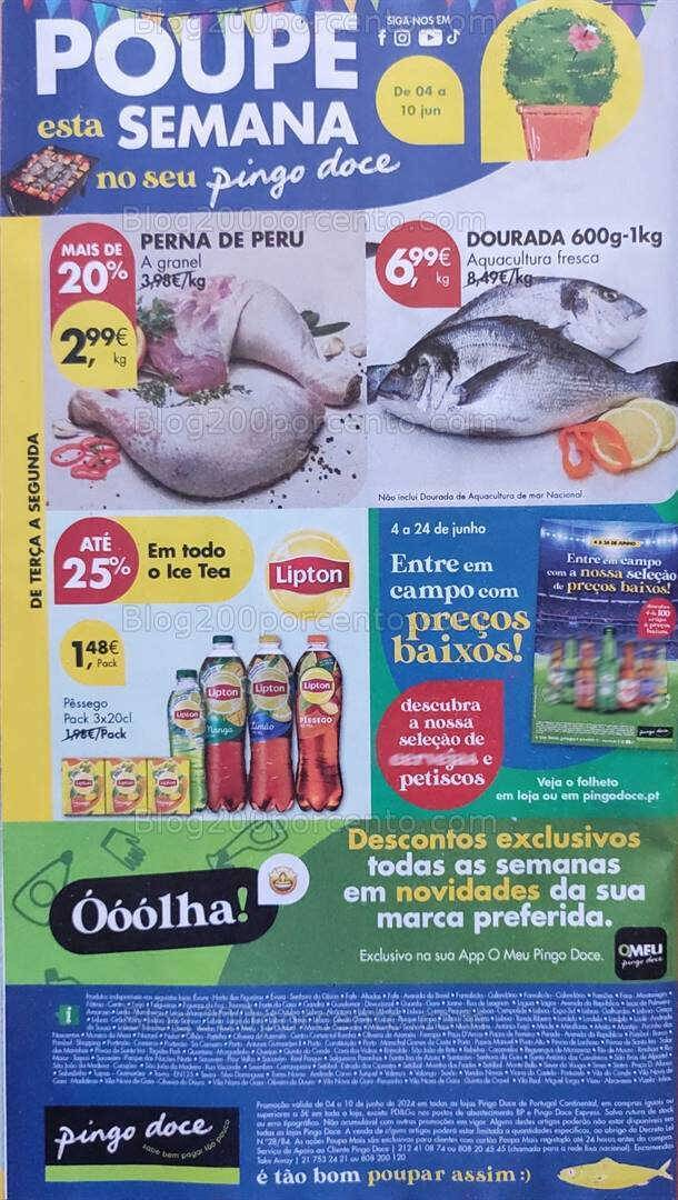 Antevisão Folheto PINGO DOCE Promoções de 4 a 10 junho