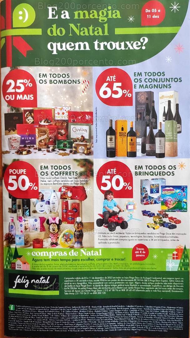 Antevisão Folheto PINGO DOCE Natal Promoções de 5 a 11 dezembro