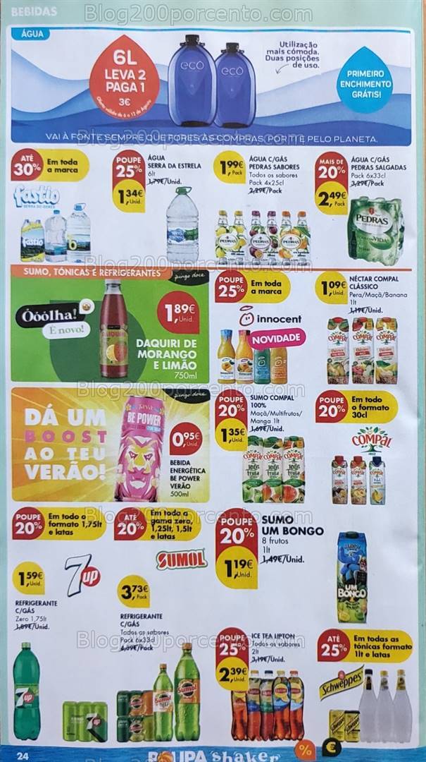 Antevisão Folheto PINGO DOCE Promoções Promoções de 6 a 12 agosto