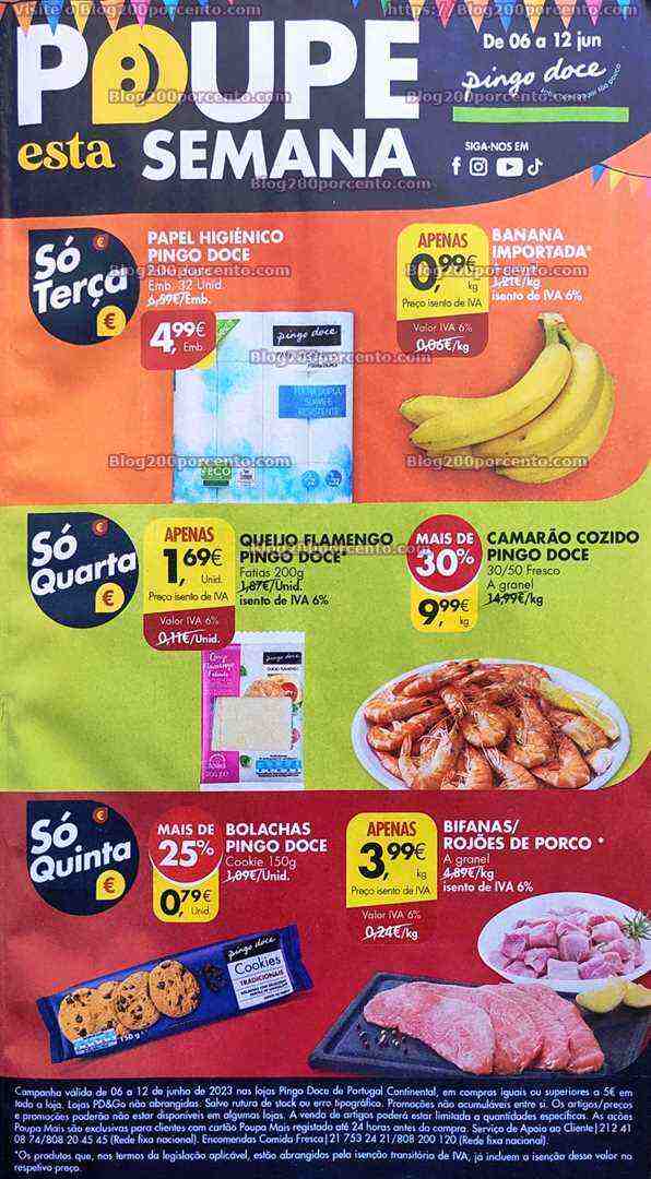 Antevisão Folheto PINGO DOCE Promoções de 6 a 12 junho