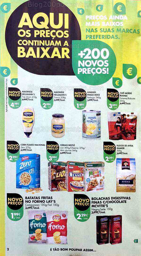 Antevisão Folheto PINGO DOCE Baixa de Preços Promoções de 8 a 14 agosto