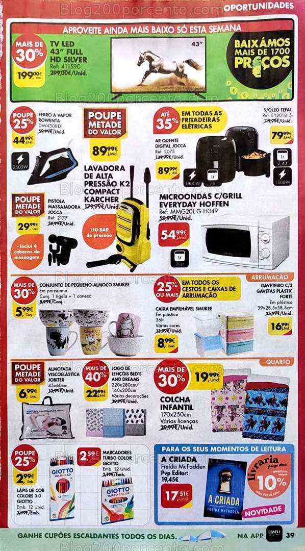 Antevisão Folheto PINGO DOCE Bazar Promoções de 8 a 14 agosto