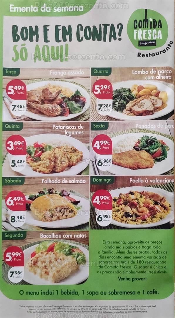 Antevisão Folheto PINGO DOCE Promoções de 9 a 15 janeiro