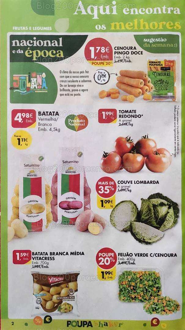 Antevisão Folheto PINGO DOCE Promoções de 9 a 15 janeiro