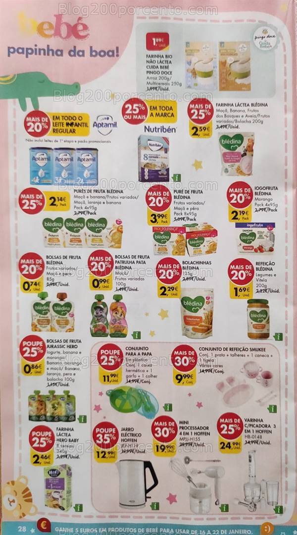 Antevisão Folheto PINGO DOCE Promoções de 9 a 15 janeiro