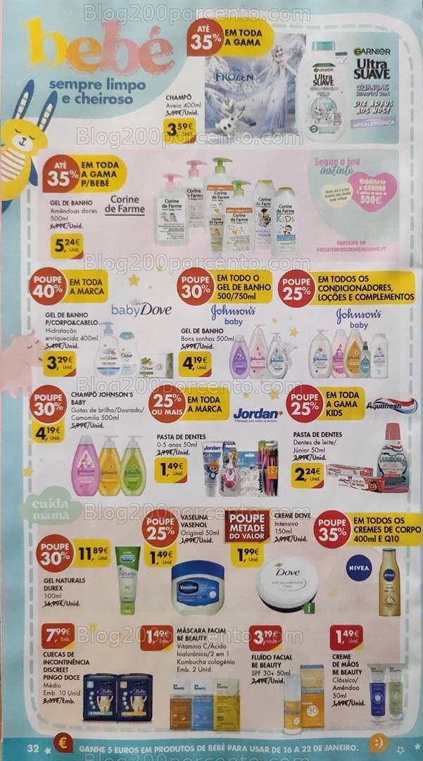 Antevisão Folheto PINGO DOCE Promoções de 9 a 15 janeiro