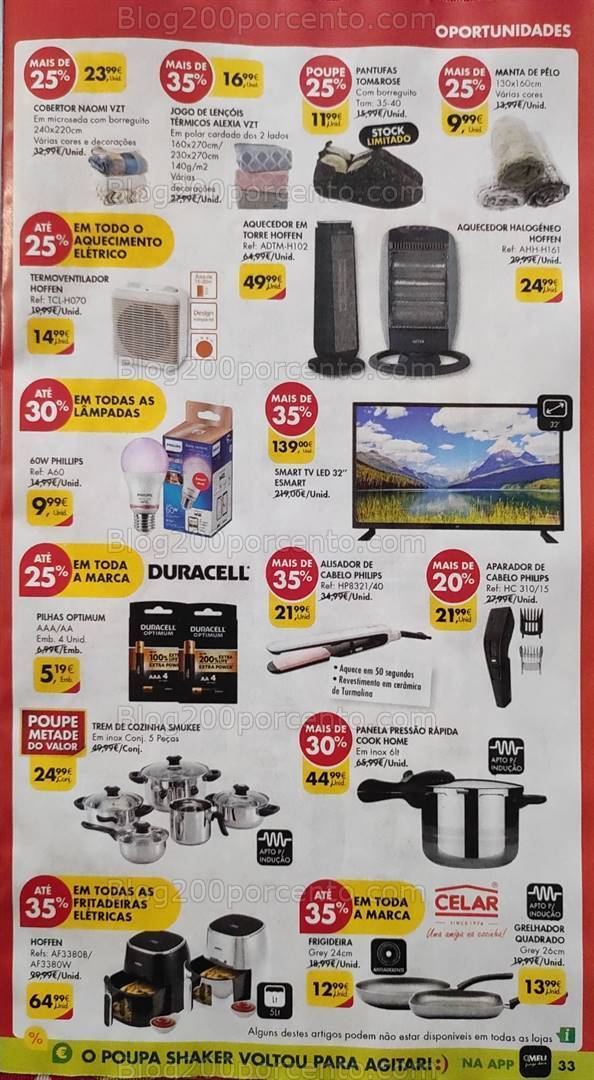 Antevisão Folheto PINGO DOCE Bazar Promoções de 9 a 15 janeiro