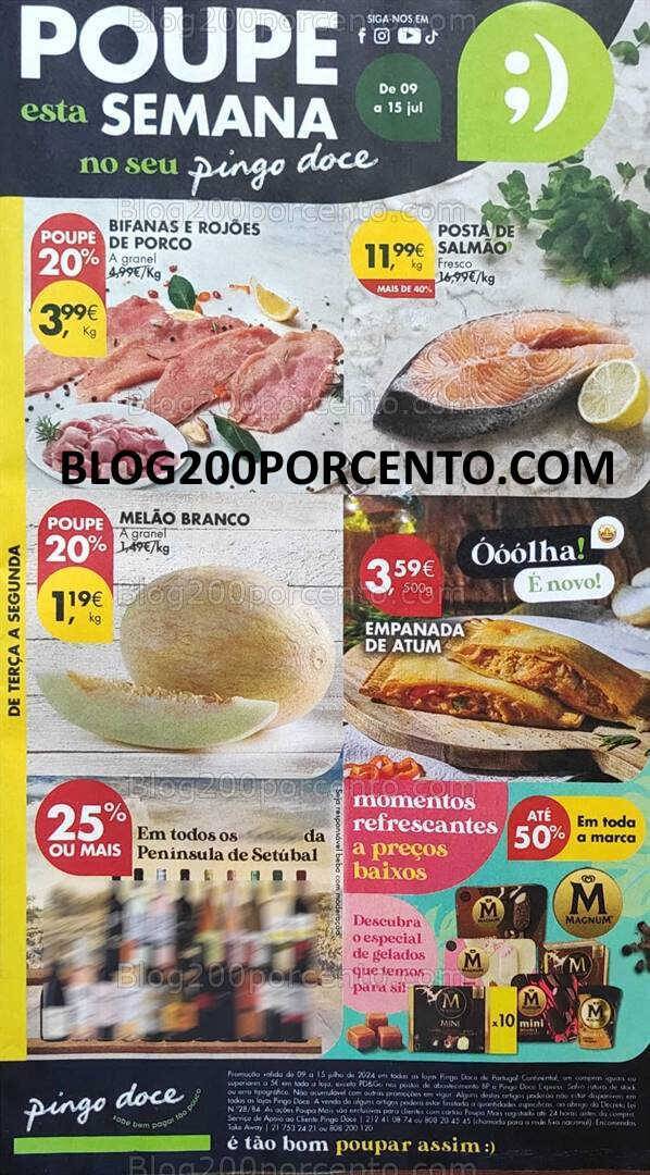 Antevisão Folheto PINGO DOCE Lojas Médias Promoções de 9 a 15 julho