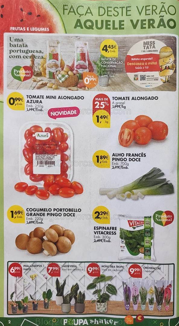 Antevisão Folheto PINGO DOCE Lojas Médias Promoções de 9 a 15 julho