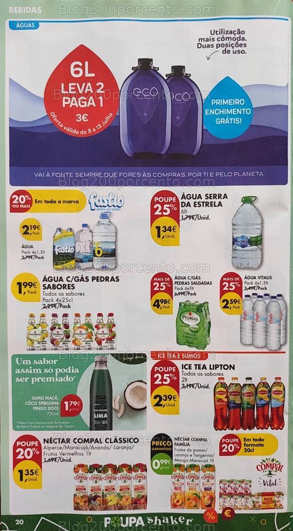 Antevisão Folheto PINGO DOCE Lojas Médias Promoções de 9 a 15 julho