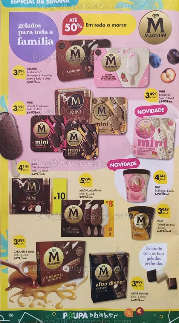 Antevisão Folheto PINGO DOCE Lojas Médias Promoções de 9 a 15 julho