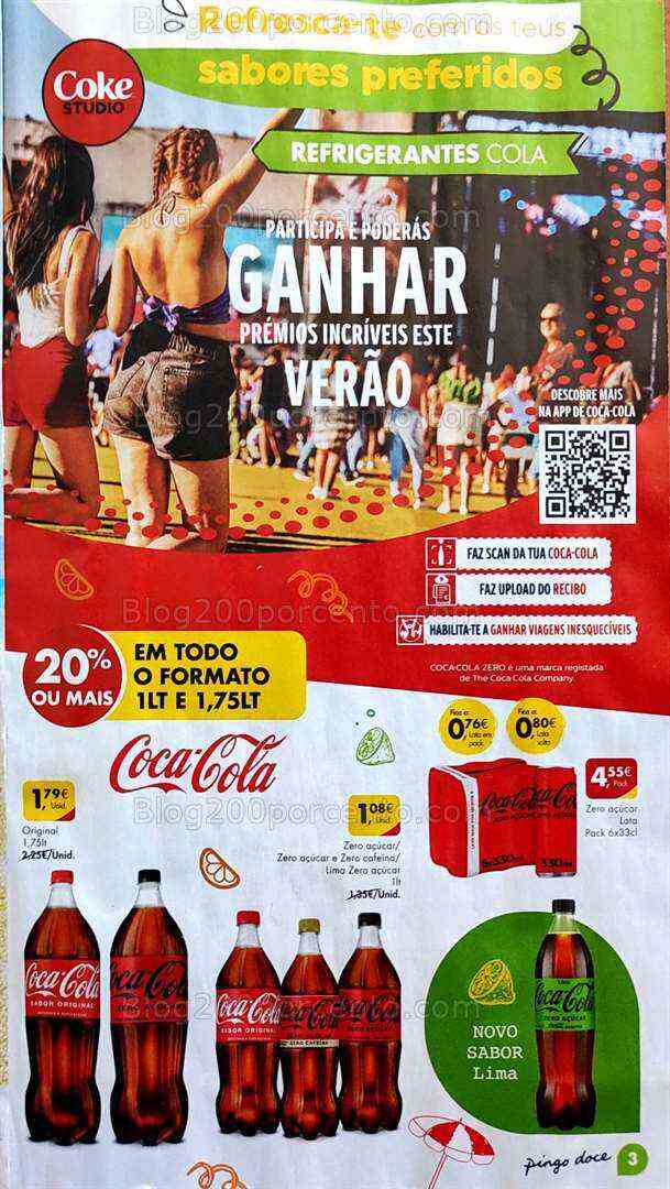 Antevisão Folheto PINGO DOCE Bebidas Promoções de 4 a 17 julho
