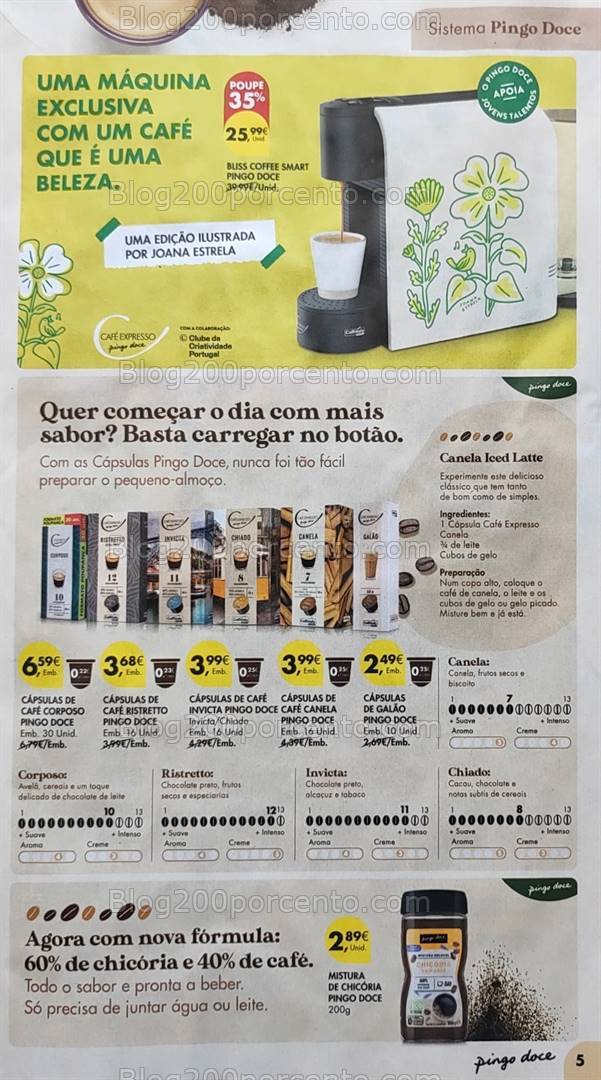 Antevisão Folheto PINGO DOCE Bebidas Quentes Promoções de 15 a 28 outubro