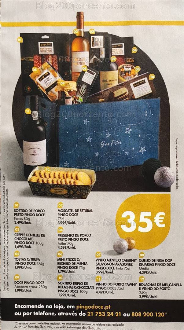 Antevisão Folheto PINGO DOCE Cabazes Natal Promoções de 1 novembro a 30 dezembro