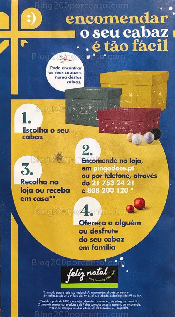 Antevisão Folheto PINGO DOCE Cabazes Natal Promoções de 1 novembro a 30 dezembro