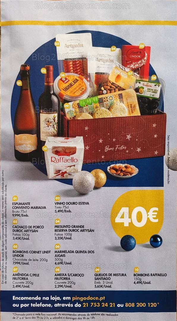 Antevisão Folheto PINGO DOCE Cabazes Natal Promoções de 1 novembro a 30 dezembro