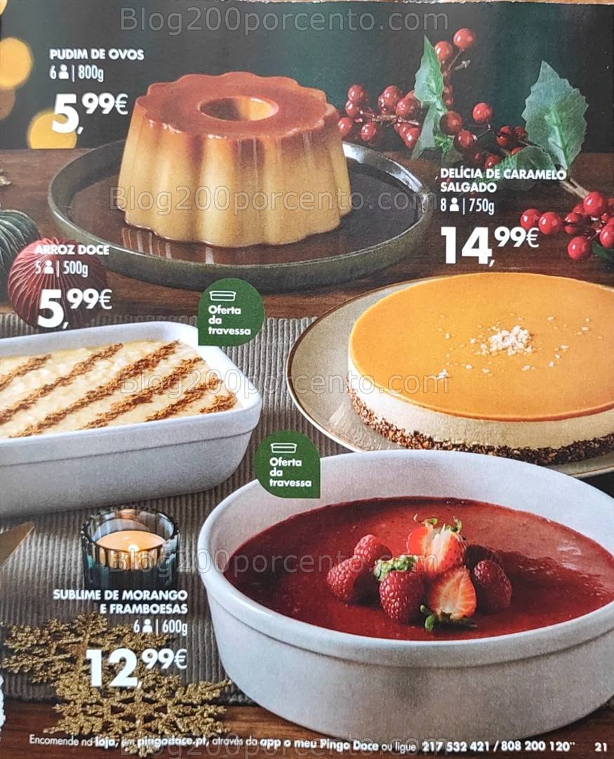 Antevisão Folheto PINGO DOCE Encomendas de Natal e Ano Novo 19 novembro a 17 dezembro