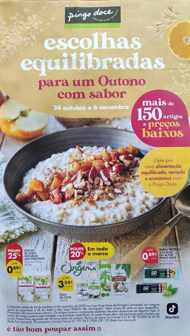 Antevisão Folheto PINGO DOCE Escolhas Equilibradas - 24 outubro a 6 novembro
