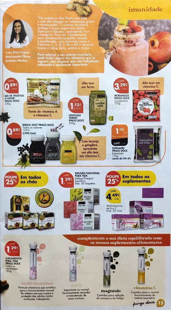 Antevisão Folheto PINGO DOCE Escolhas Equilibradas - 24 outubro a 6 novembro