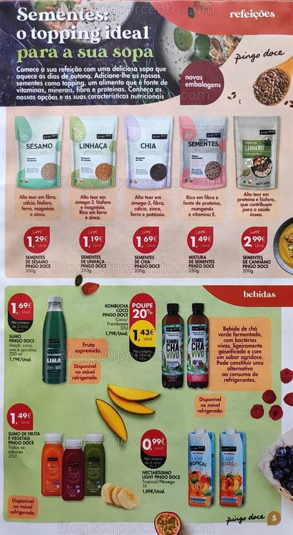 Antevisão Folheto PINGO DOCE Escolhas Equilibradas - 24 outubro a 6 novembro