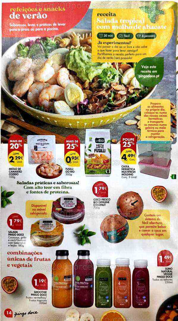 Antevisão Folheto PINGO DOCE Escolhas Equilibradas Promoções de 4 a 17 julho