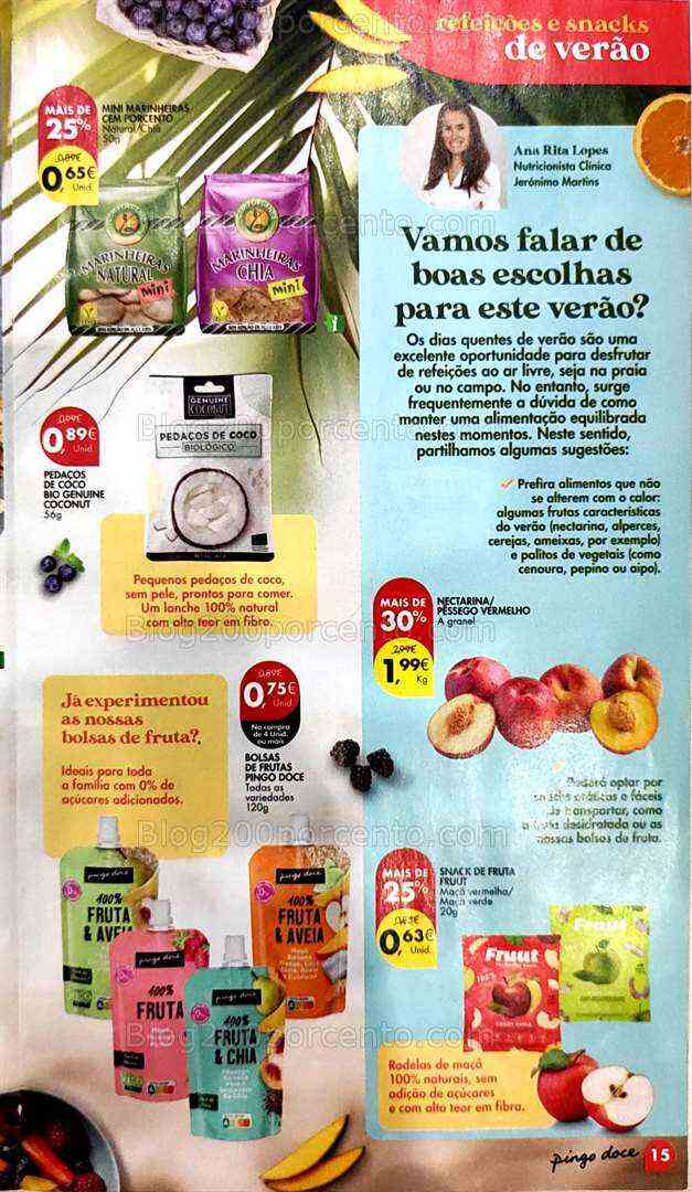 Antevisão Folheto PINGO DOCE Escolhas Equilibradas Promoções de 4 a 17 julho