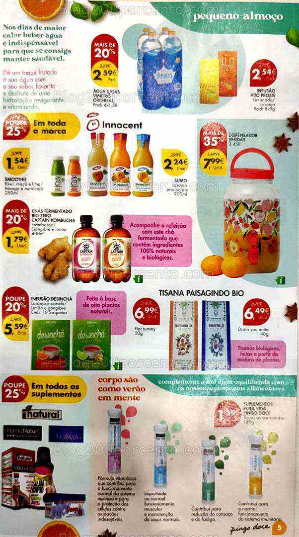 Antevisão Folheto PINGO DOCE Escolhas Equilibradas Promoções de 4 a 17 julho