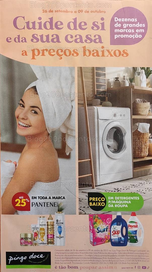 Antevisão Folheto PINGO DOCE Extra Beleza e Higiene Promoções de 26 setembro a 9 outubro