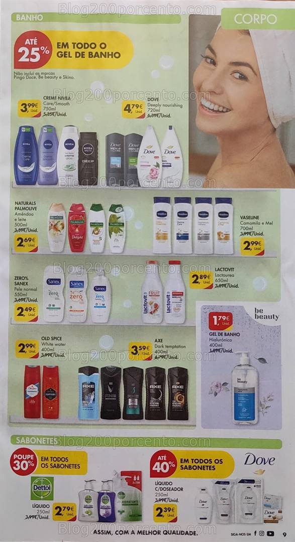 Antevisão Folheto PINGO DOCE Extra Beleza e Higiene Promoções de 26 setembro a 9 outubro