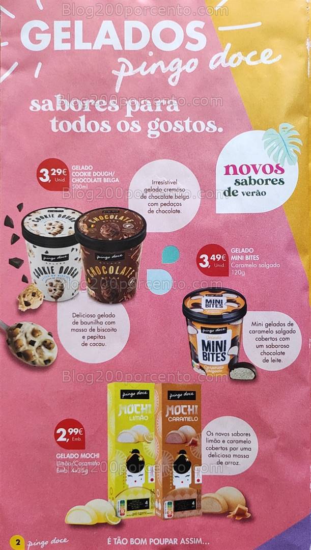 Antevisão Folheto PINGO DOCE Especial Gelados - 30 julho a 19 agosto