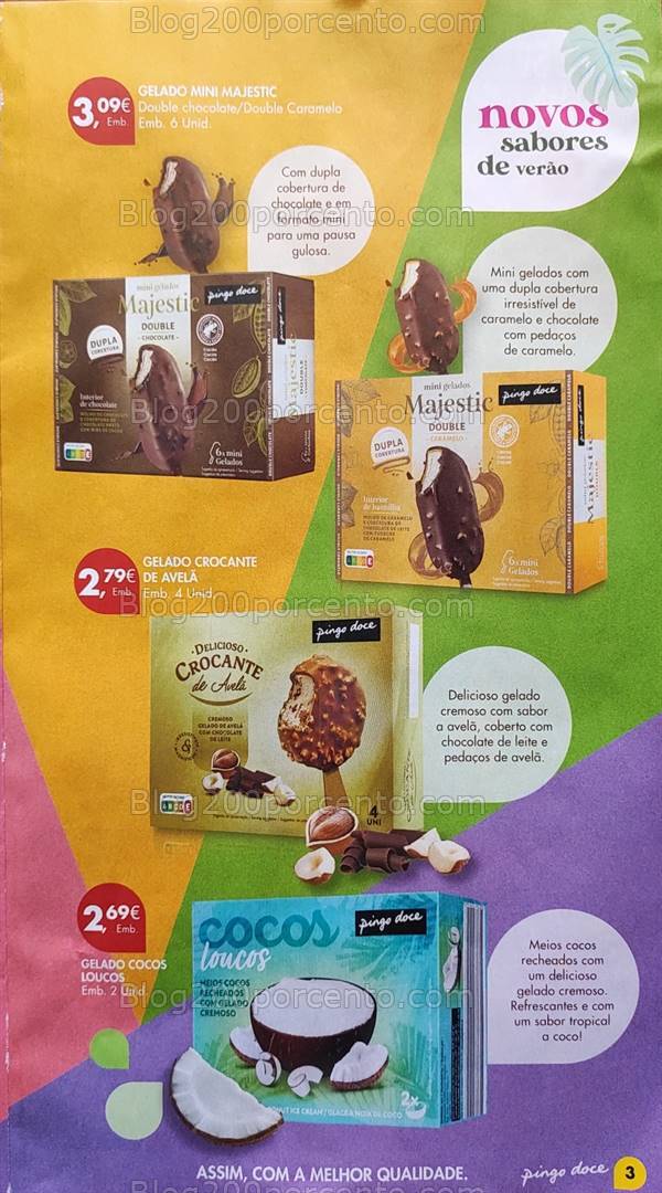 Antevisão Folheto PINGO DOCE Especial Gelados - 30 julho a 19 agosto