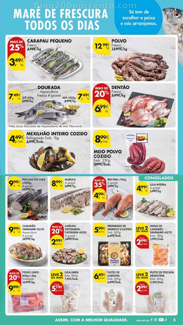 Antevisão Folheto PINGO DOCE Promoções de 29 abril a 5 maio - frescos