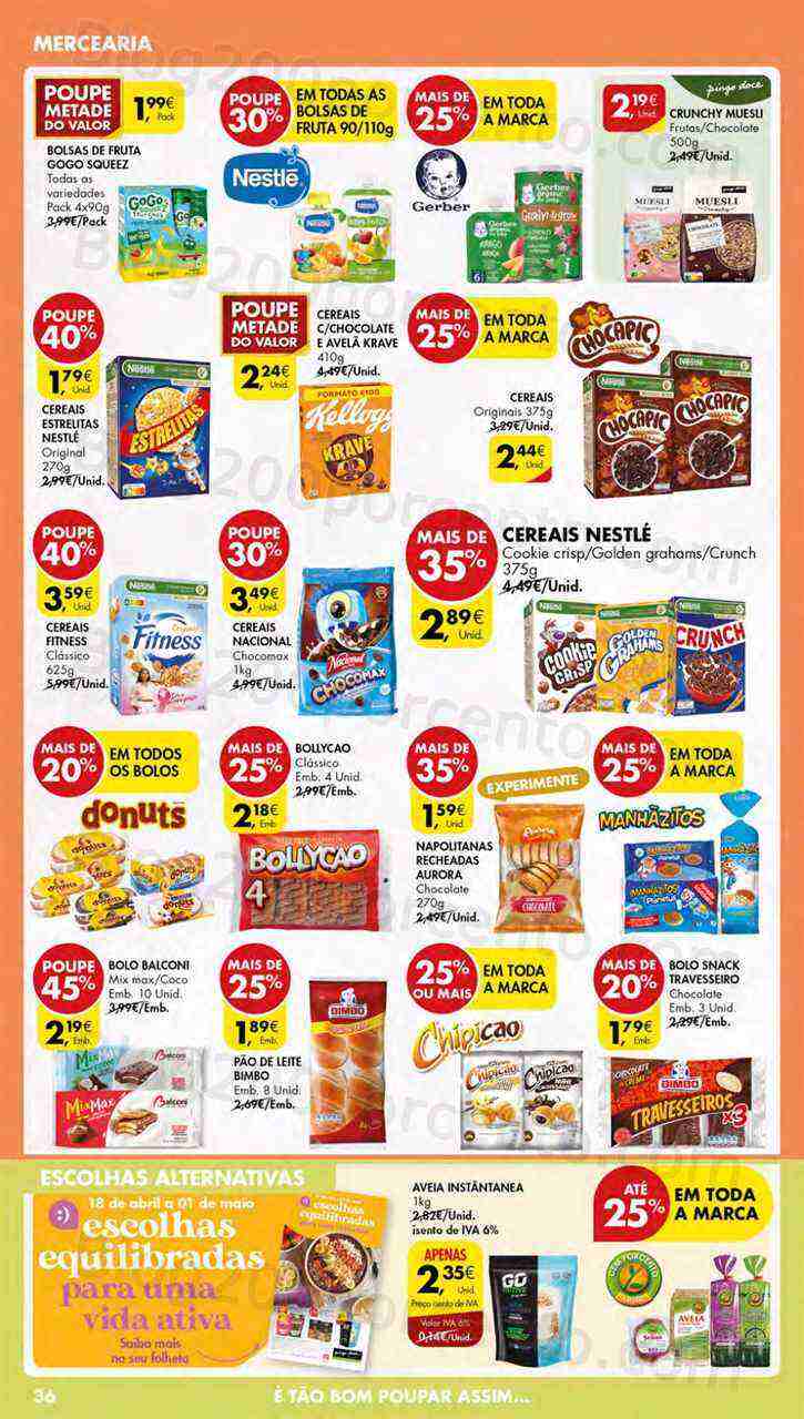 Antevisão Folheto PINGO DOCE Lojas Médias Promoções de 18 a 24 abril