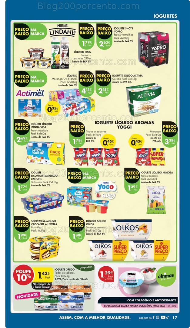 Antevisão Folheto PINGO DOCE Lojas Pequenas Promoções de 17 a 23 outubro