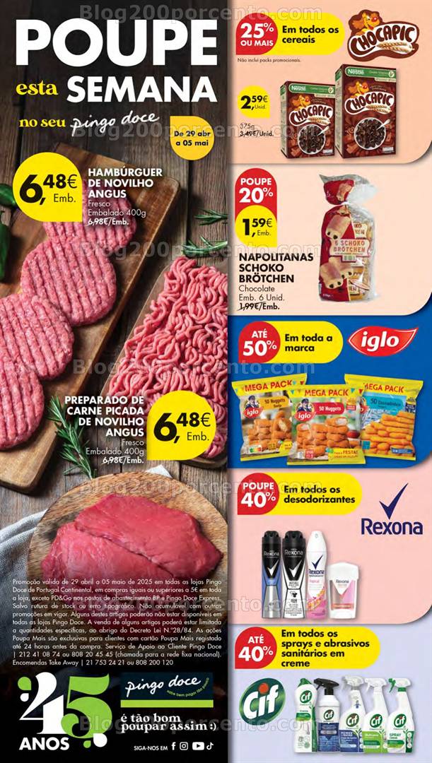Antevisão Folheto PINGO DOCE Lojas Pequenas Promoções de 29 abril a 5 maio