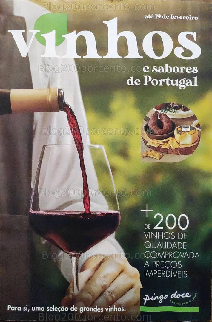 Antevisão Folheto PINGO DOCE Feira Queijos Enchidos e Vinhos - 16 janeiro a 19 fevereiro
