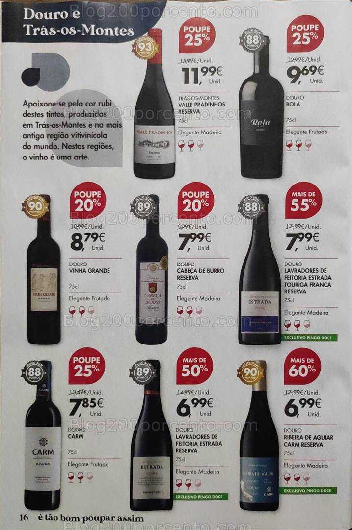 Antevisão Folheto PINGO DOCE Feira Queijos Enchidos e Vinhos - 16 janeiro a 19 fevereiro