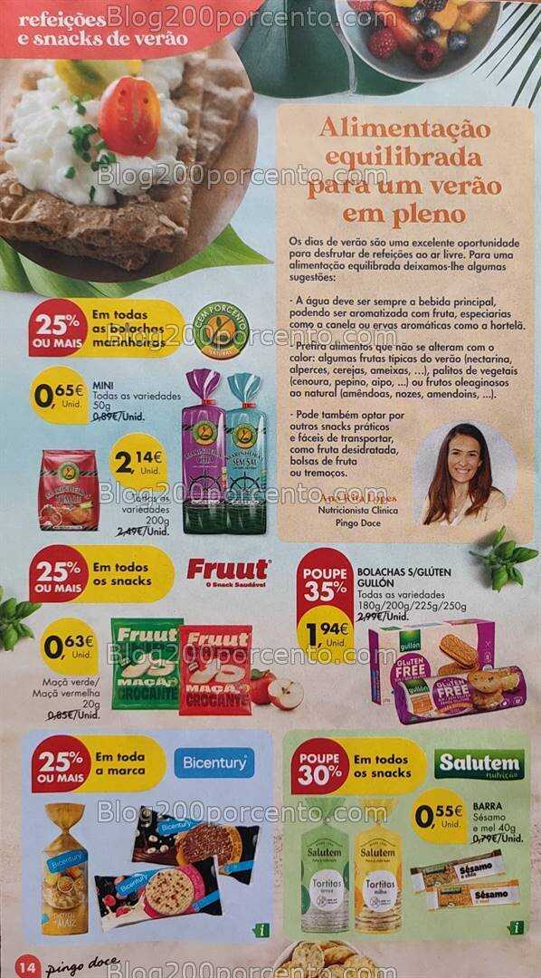 Antevisão Folheto PINGO DOCE Escolhas Equilibradas Promoções de 2 a 15 julho