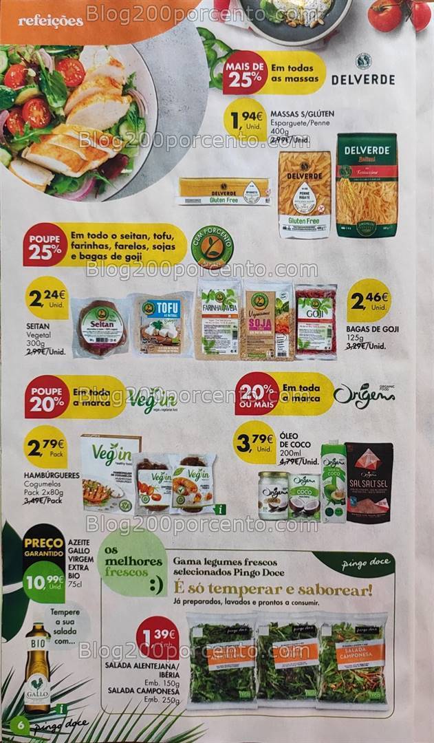 Antevisão Folheto PINGO DOCE Escolhas Equilibradas Promoções de 2 a 15 julho