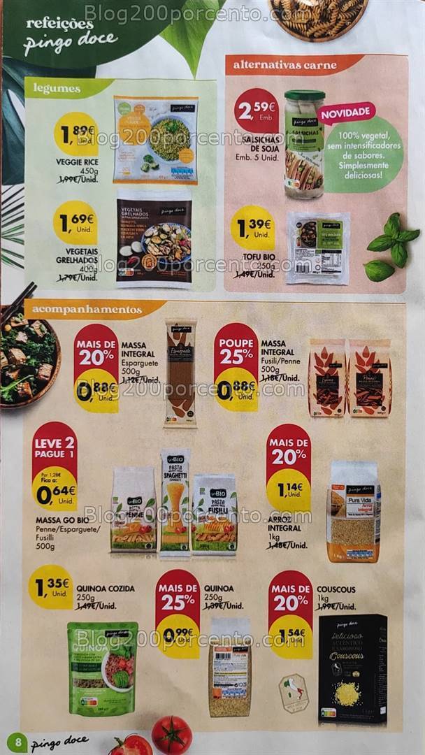 Antevisão Folheto PINGO DOCE Escolhas Equilibradas Promoções de 2 a 15 julho