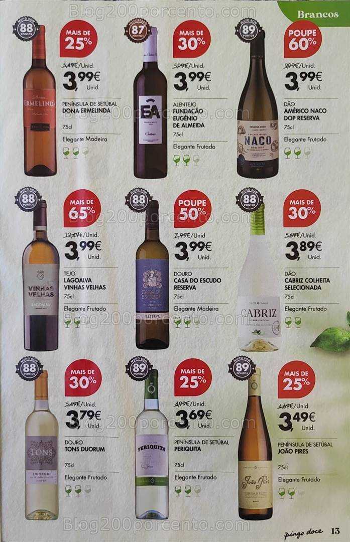 Antevisão Folheto PINGO DOCE Vinhos Promoções de 16 julho a 5 agosto